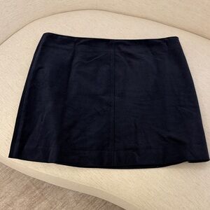 Navy Corduroy Women's Skirt
